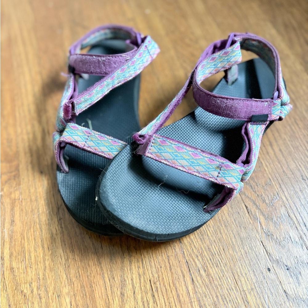 Teva Women's Sandals with Purple and Black Accents